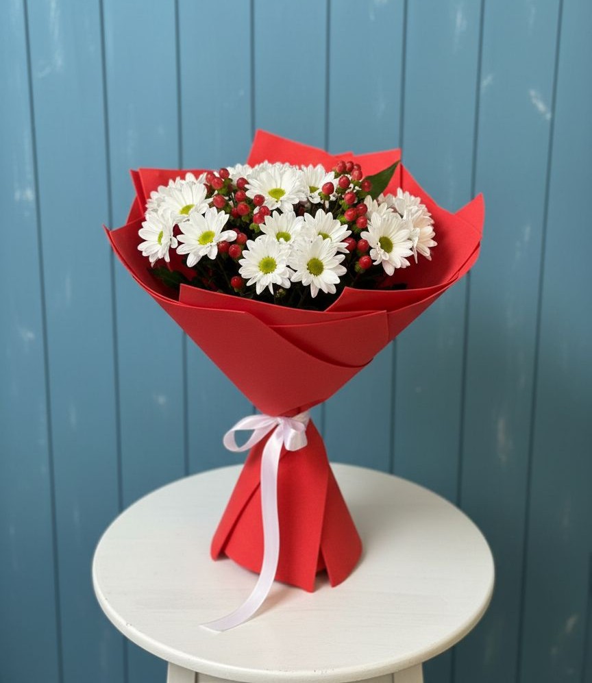 Букет цветов из: Хризантемы в Радченском