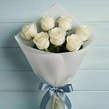 Букет 7 Белых роз Эдлесс Лав #REPLACE_PRED# Радченском