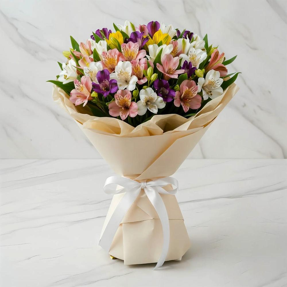 Букет цветов из: Альстромерии в Радченском