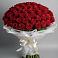 Букет 101 Красная роза Блэк Мэджик в Радченском