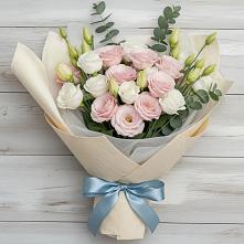 Букет цветов из:  Лизиантусы в Радченском