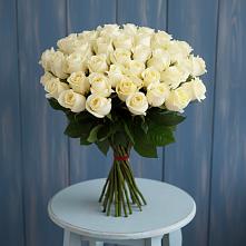 Букет 51 Белая роза Эдлесс Лав #REPLACE_PRED# Радченском