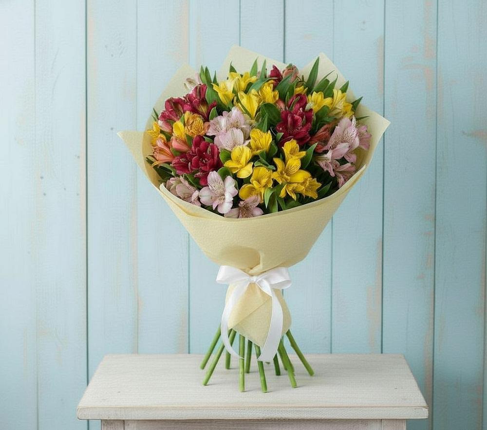 Букет цветов из: Альстромерии в Радченском